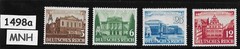 MNH stamp set Sc 498-501 Third Reich Germany 1941 Leipzig Spring Fair #1498a