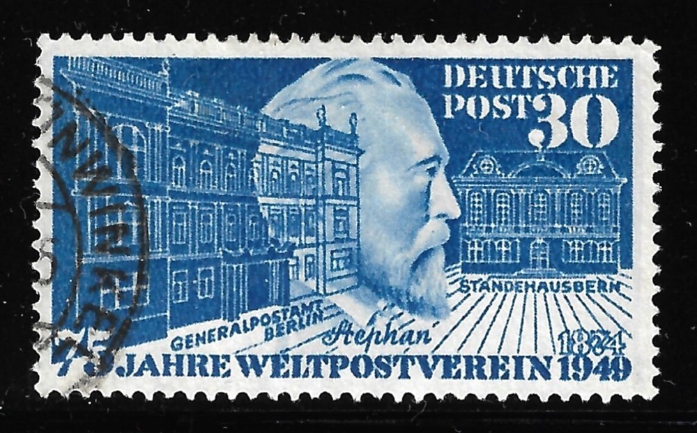 Germany Scott #69 Used VF Issued 1949.