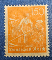 Stamp Germany Deutsches Reich 150 Pfennig 1921 Mi. Nr. 189 WZ 2 [🇩🇪36150]