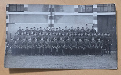 1941 Wehrmacht Soldiers Regiment Third Reich WWII German Postcard Photo RPPC
