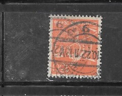 GERMANY GERMAN SC# 175 1921 150PF SURCHARGE DEFINITIVE OLD ANTIQUE USED VF STAMP