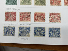 Germany States, Bavaria, Used& Mint – hinged on one album page, 1916-1920