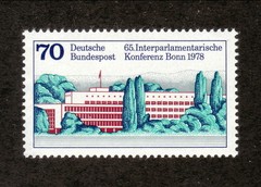 1978 West Germany #1277 MNH Interparliamentary Conference