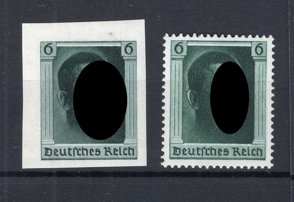 Third Reich 646+647 Block Single Stamps** MNH Mint Never Hinged (74954)