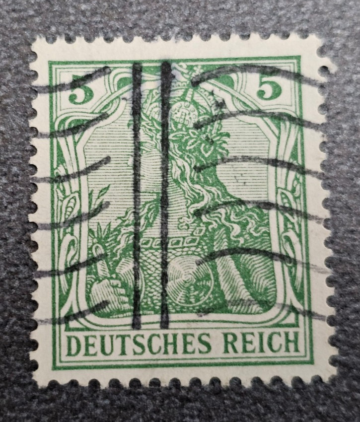 Stamp Germany Deutsches Reich Germania 5 Pfennig 1900 Mi. Nr. 70 [🇩🇪39665-9]