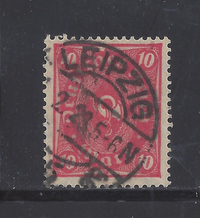 Germany 1921 10 Mark, Scott 181a, Pale Rose Omitted, SCV $975