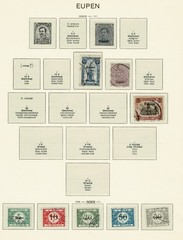 1920 – EUPEN & MALMEDY COLLECTION – SEE PHOTOS