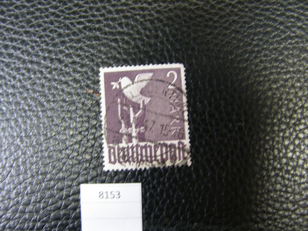 8153) One: 2 Mark Germany Deutche Post Allied Occupation “Peace Dove“