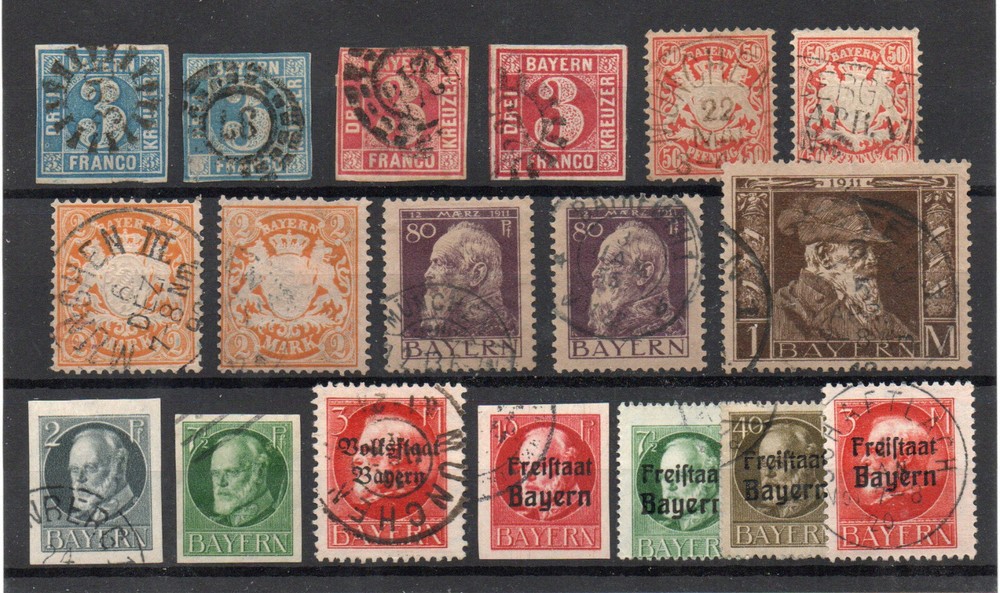 Bavaria – Selection (18) Used / Lot 0525236