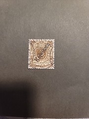 German Caroline Islands Scott #1a Karolinen Type II 48° Overprint Used XF Rare!!