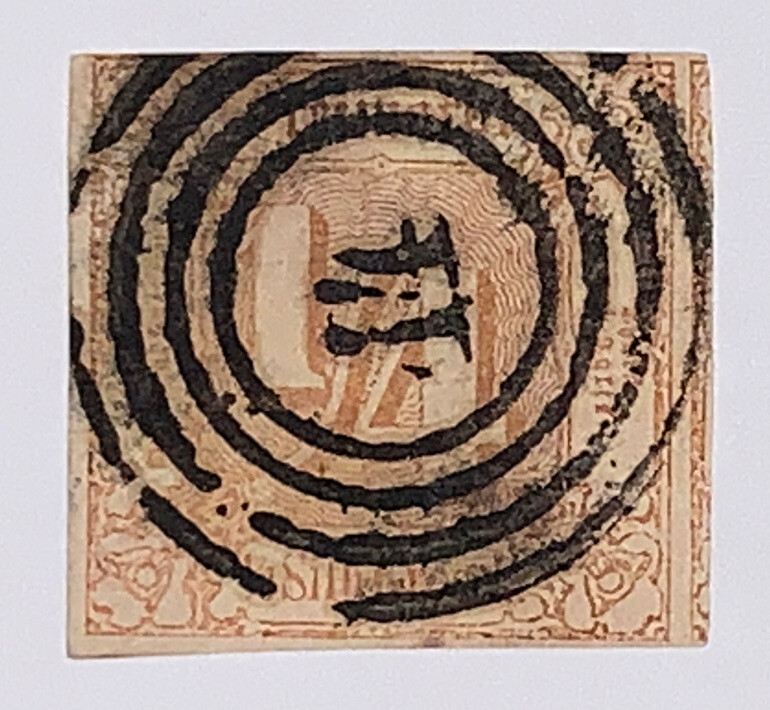 Travelstamps: 1859-1860 Germany Thurn And Taxis Stamps Scott #8, Used, Ng