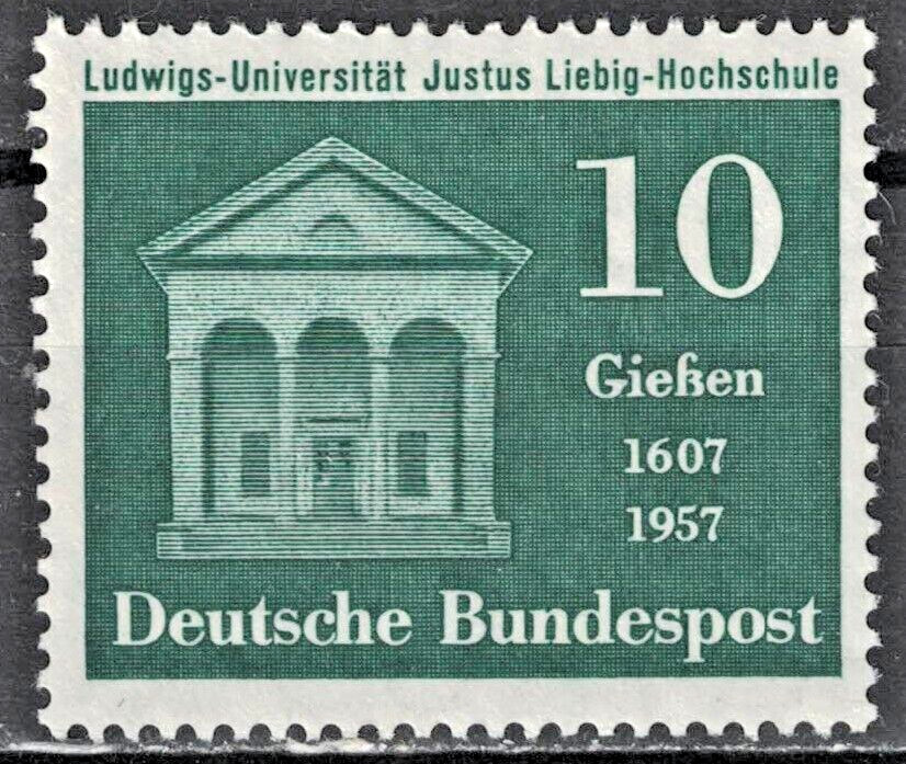 GERMANY:1957 SC#768 MLH 350th anniv. of the Justus Liebig School at Ludwig Uni F
