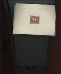 1936 GERMANY MUNICH STAMP SOUVENIR SHEET HORSES (mb30