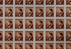 MNH stamp sheet Sc #63 Adolf Hitler 1942 WWII during German Occupation