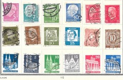 GERMANY 1930+ ALBUM PAGE 36 FINE USED & MINT HINGED STAMPS