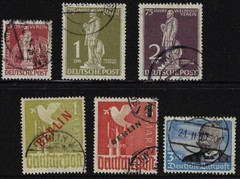 GERMANY BERLIN 1948 HIGH VALUES USED Sc 9N17 9N39 9N41