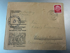 German WW2 Concentration Camp Flossenburg Cover – Censored