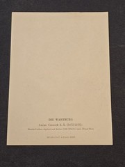 Post WW2 DDR Art Postcard Martin Luther Lucas Cranach Die Wartburg East Germany
