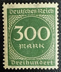 Germany Stamps #270 MNH OG Deutsches Reich 300 Mark