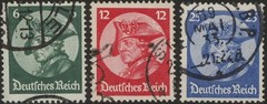 Stamp Germany Mi 479-81 Sc 398-400 1933 Fascism Potsdamn Great Friedrich Used