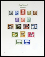 GERMANY 1948-1982 BRD BERLIN MNH MH Used in 3 BOREK Album Stamp Collection