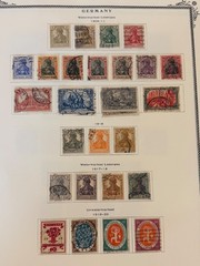 German & State Stamps in Scott Specialty 3 ring album M&U -1938 incl BOB L2034