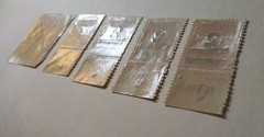 (Unissued) Weimar German Republic Stamp, 1923 C Issue, MLH, OG Serrate Roulette 