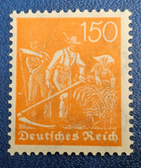 Stamp Germany Deutsches Reich 150 Pfennig 1921 Mi. Nr. 189 WZ 2 [🇩🇪36147]