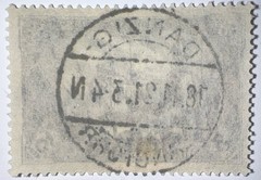 Travelstamps: 1920 Germany Danzig Stamps Scott #12, Used Handstamped