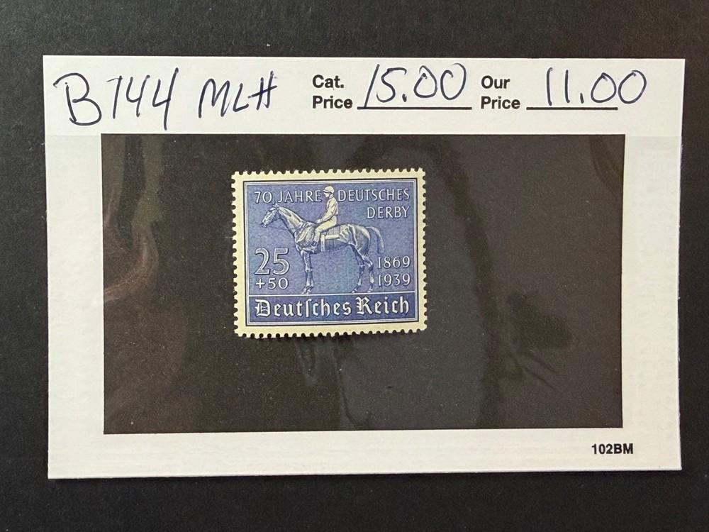 Germany Semi-Postal B 144 MLH 2024 Scott Catalogue Value $ 15.00