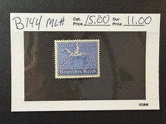 Germany Semi-Postal B 144 MLH 2024 Scott Catalogue Value $ 15.00