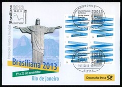 GERMANY EXHIBITION-COVER 2013 BRAZIL RIO BRASILIANA CRISTO REDENTOR STATUE m3341