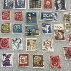 30 USED/Cancel mixed West Germany Deutsche Bundespost 1950-1990 Stamps. $1Ships.