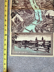 Late 1890s Der Rhein Von Mainz Bis Köln 76 Inch Rheinpanorama Map Fully Intact