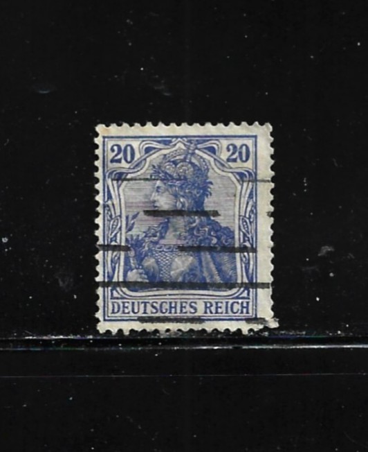 Germany Stamp Scott- # 69-20 pf – Used/H-NG- 1902