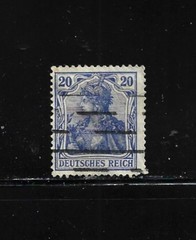 Germany Stamp Scott- # 69-20 pf – Used/H-NG- 1902
