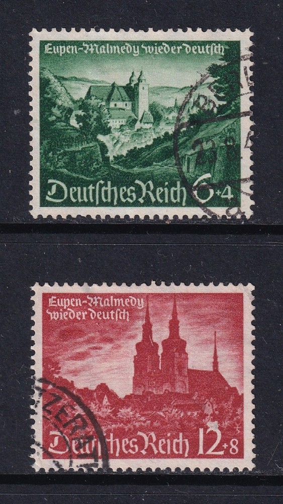 GERMANY 1940 Eupen & Malmedy set of 2 SG 736-737 Used