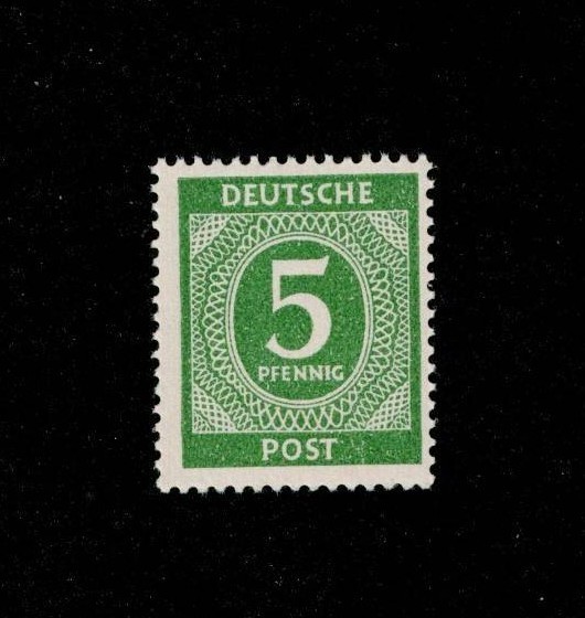 MNH Stamp Sc 534 1946 Post WWII Germany Large numeral From mint sheet