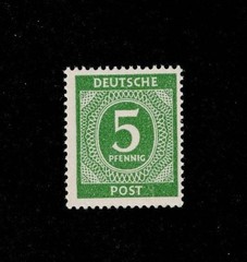 MNH Stamp Sc 534 1946 Post WWII Germany Large numeral From mint sheet