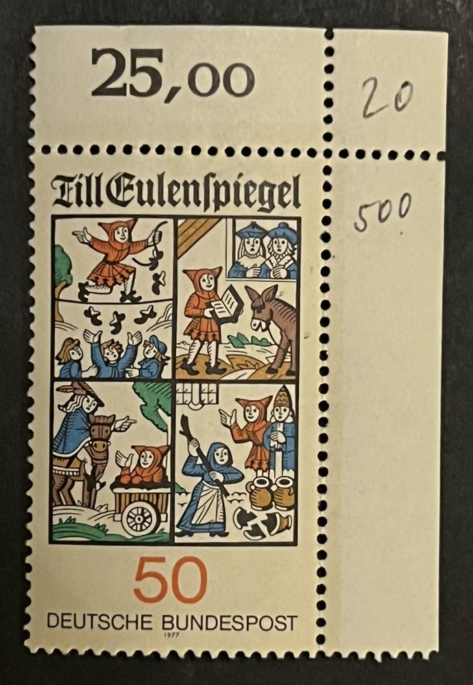 Travelstamps: 1977 Germany Stamps Sg 1814 – Popular Fables/Fairy Tales MNH OG