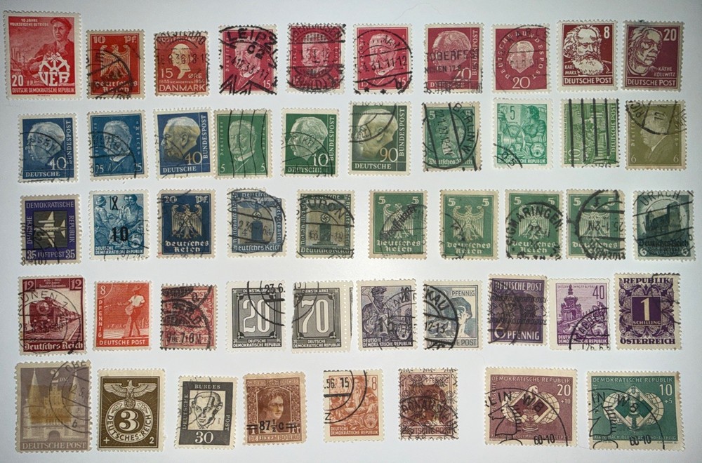 ✨Germany Deutsch USED VINTAGE STAMP LOT – DDR