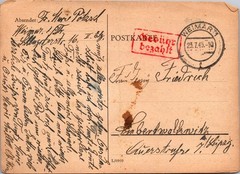 GERMANY 1945 POST-WWII SBZ WEIMAR PROVISIONAL GEBÜHR BEZAHLT COVER POSTCARD HIST