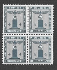 Sc # S14 MNH WWII Third Reich era BLOCK 1942 PF04 MNH from an original sheet