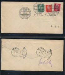 Germany Europa ship cancel cover 19360