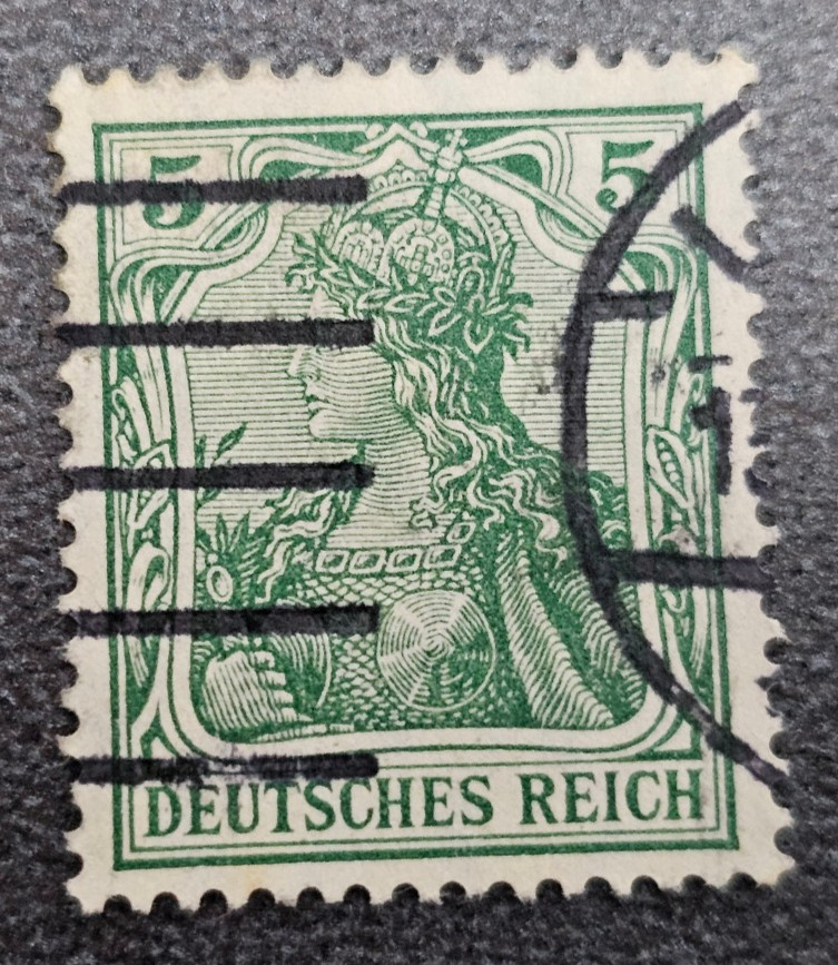 Stamp Germany Deutsches Reich Germania 5 Pfennig 1905 Mi. Nr. 85 [🇩🇪39672-11]