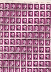 Stamp Germany Feldpost Mi 3 Sheet 1944 WWII Fascism Military Field Post CTO
