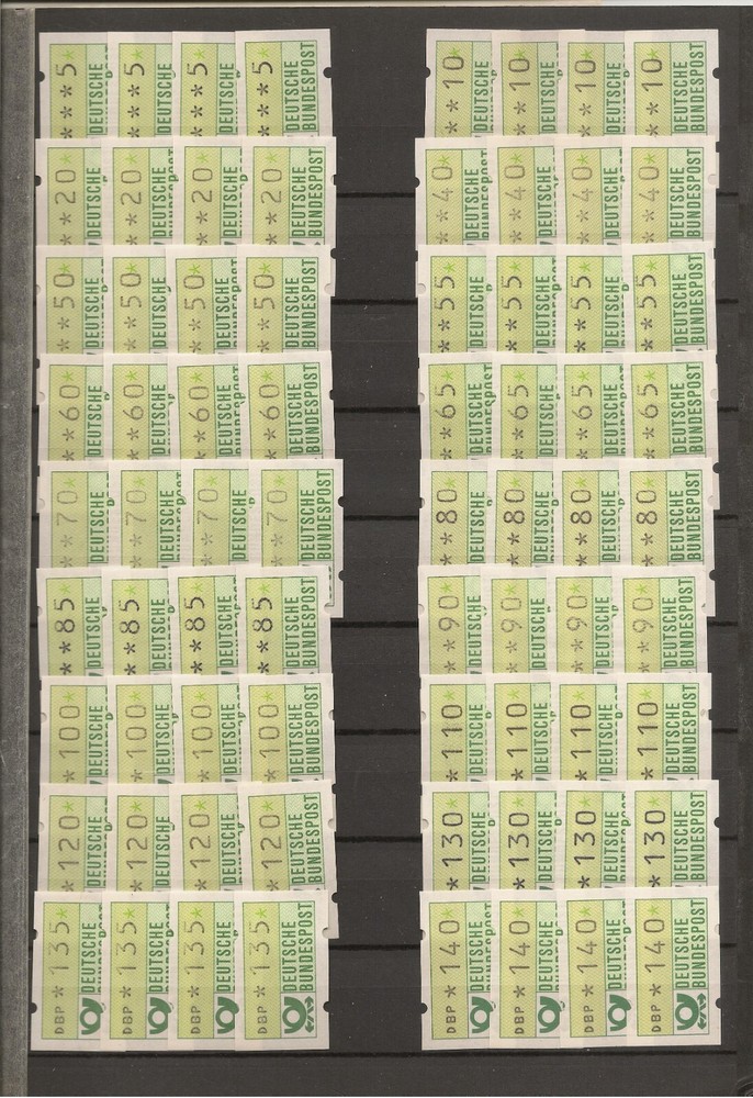 West Germany variable value labels unmounted mint 26 values see full description