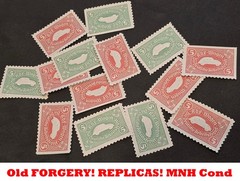 VW VOLKSWAGEN BUG BEETLE MNH FORGERY REPLICA WWII WW2 German stamps x 14