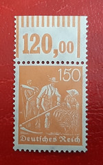 Germany Stamp Deutsches Reich 150 Pfennig 1921 Michel Nr. 189 WZ 2 (21905)