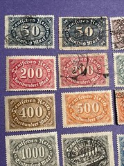 Rare High Value Germany 1922-23 22 Pcs Stamps, MNH,MH And Used,see Photos